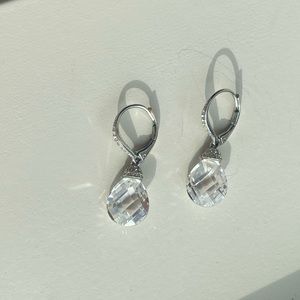 Crystal dangling earrings